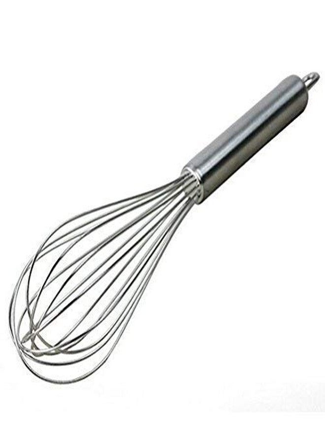 New Trend Best Combo of 3 Kitchen Tools - Stainless Steel 4 in 1 Smart Vegetable Grater & Slicer, Stainless Steel Potato Masher with Wooden Handle, Stainless Steel Balloon Whisk (Color - Silver) - Image 2